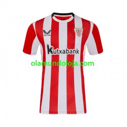 Camisola Athletic Bilbao Homem Equipamento Primeiro 2024-2025 Manga Curta